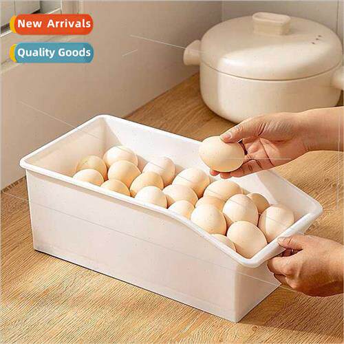 Egg storage basket pull-out refrigerator freezer organizer s