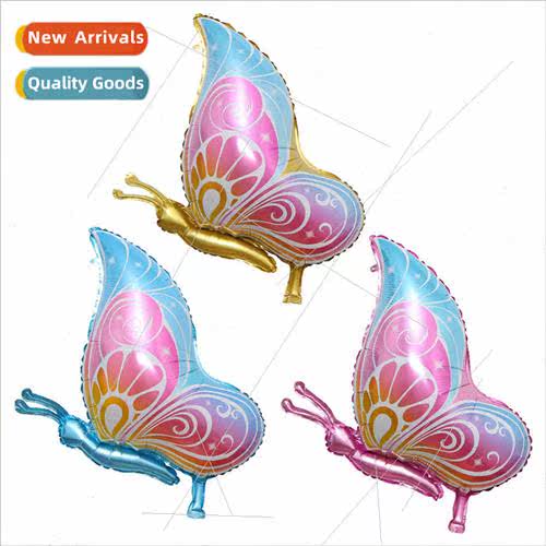 New colorful flower butterfly aluminum film balloons Childre
