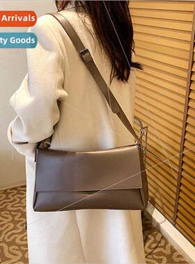 Bag female new Korean  small square bag pure color simple sh