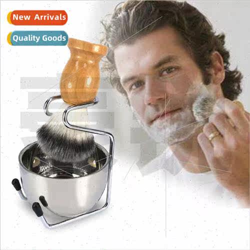 Fashion Beard Brush 3pcs Set Men Styling Tools Nylon Beard B