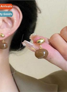 Meet Meilad Advanced two wear bean earrings female Korea hun