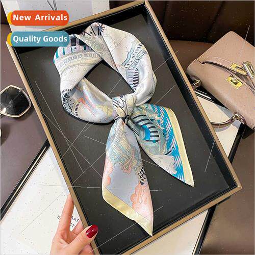 Spring summer Europe Uned States wind set fashion small squa