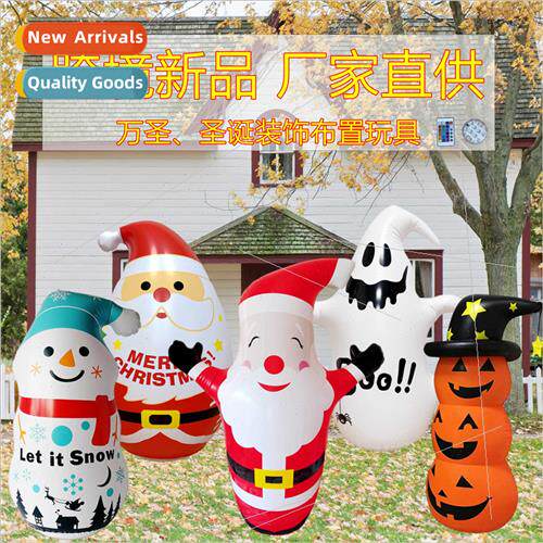 Christmas snowman Santa Claus toy tumbler Halloween pumpkin
