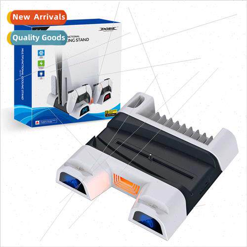 PS5 Console Cooling Stand Gamepad Dual Docking Charger Conso
