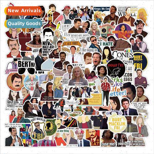 100 American drama parks and recreation cartoon graffi stick