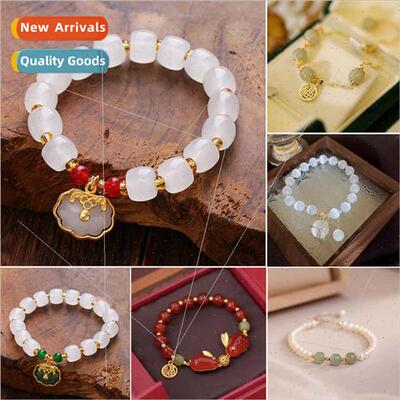 Long fe Lock Bracelet Student Peace Lock String HJewelry Fem