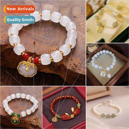 Long fe Lock Bracelet Student Peace Lock String HJewelry Fem