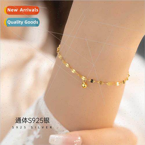 S925 silver trans beads bracelet female niche 2023 new nd si