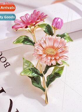 Daisy Flower Enamel Pin Women's Pins And Brooches Fashio