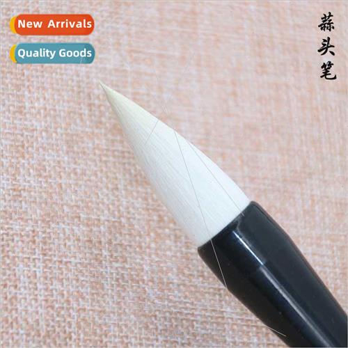 Garlic Brush Short Peak Pen Calligraphy Sheep Hair Brush Bow