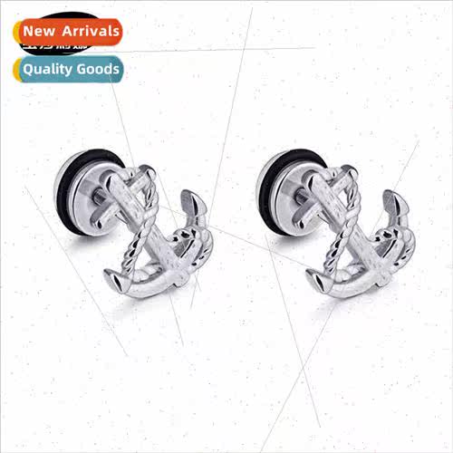 Hip Hop Rock Anchor Hipster Stainless Steel Men Women Tanium