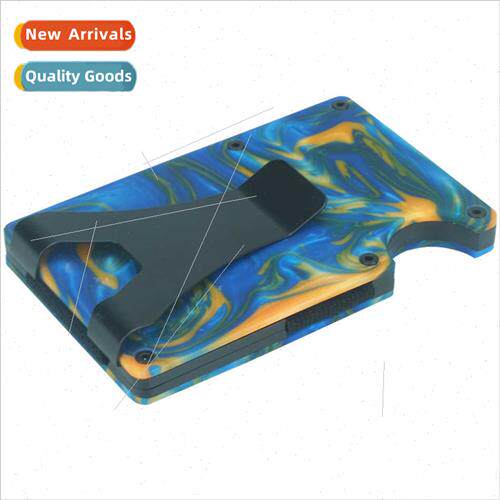 New Resin Card Case RFID Anti-theft Brush Anti-Demagnetizati