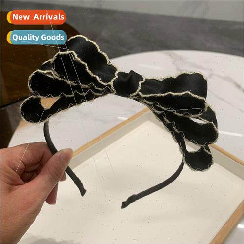 Hair clips multi-layer bow hair bands go out versatile hairp