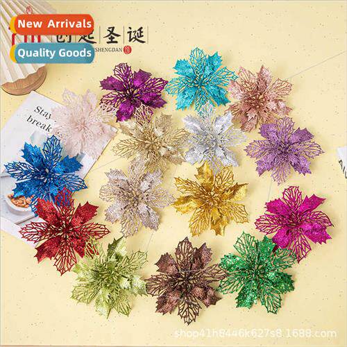 Double gold dust a pint red plastic flowers simulation wreat