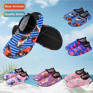 Childrens new beach shoes boys and girls barefoot -slip wadi