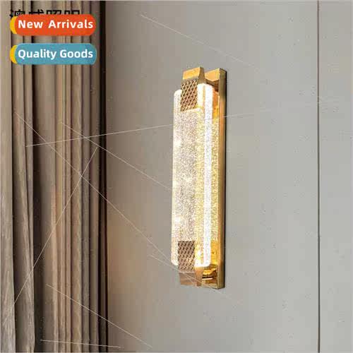 Overseas bubble crystal wall lamp home living room bedroom l