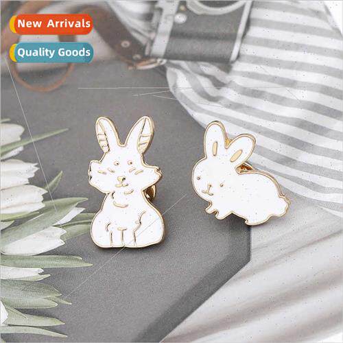 New brooch Korean cartoon fashion cute rabb su student cowbo