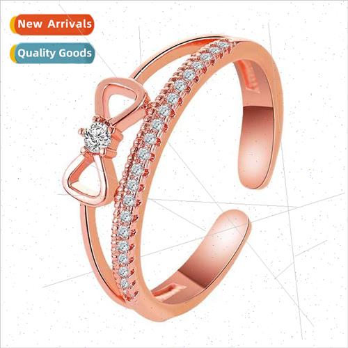 Ins wind new fashion opening adjustable index finger ring mi