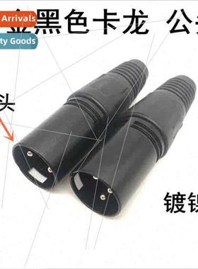 Caron head microphone plugs Ca 3 pole male mixer audio plugs