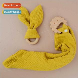 Baby cotton baby soother towel newborn 4 layer crepe drool t