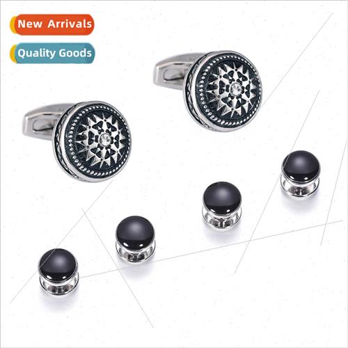 High Qualy Dress Buttons Baked Lacquer Into Color Cufflinks