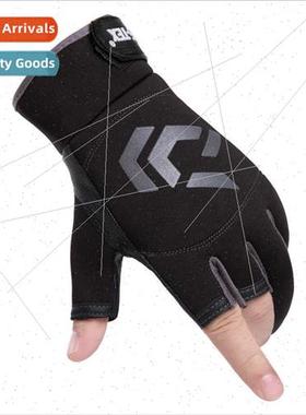 Outdoor gloves fishing gloves men -slip driving gloves half-