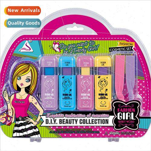 Childrens makeup toys girls hair and nail beauty powder blus