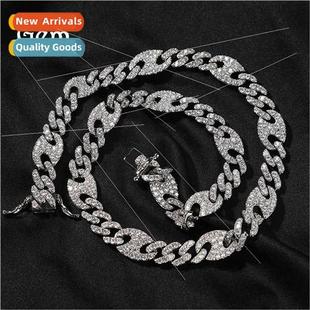 Nose Necklace Zirconia Copper Hop che Cuban Men Pig Hip