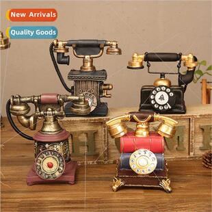 Retro nostalgia old-fashioned telephone ornaments creative t