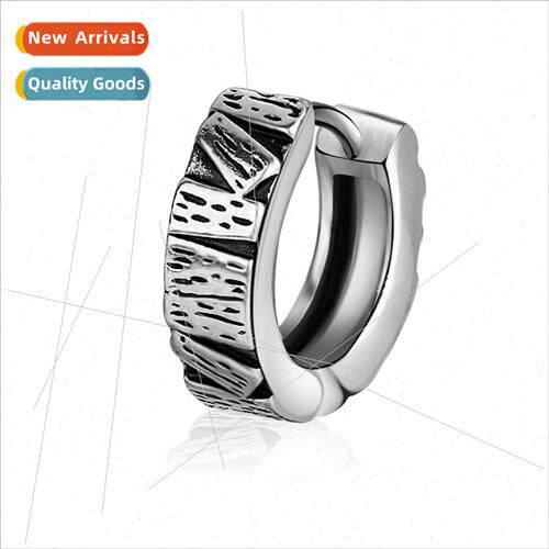 Korean  simple metal wind personaly creative  earrings squar