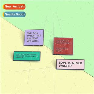 letter English sentence Europe pin States brooch badge Uned