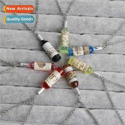 Korea personalized jewelry beer bottle pendant DIY handmade