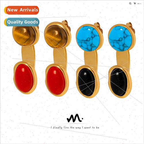 Autumn winter tanium steel removable two wear inlaid colorfu