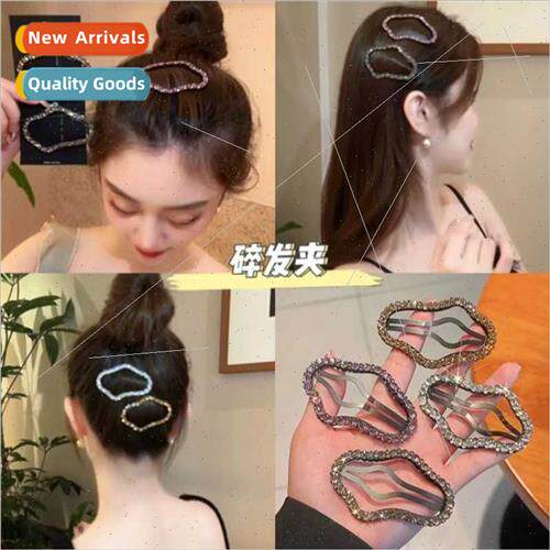Rhinestone clouds bb clip back head clip headdress hollow br