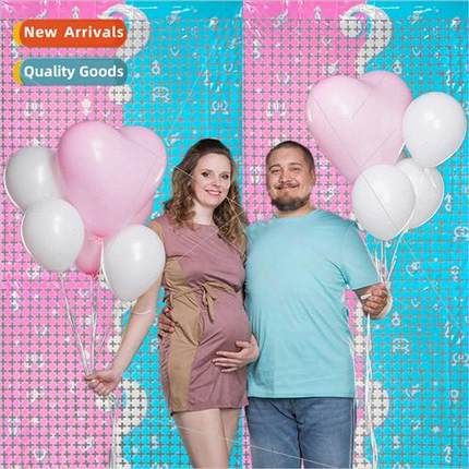 New baby gender reveal rain curtains men women baby theme pa