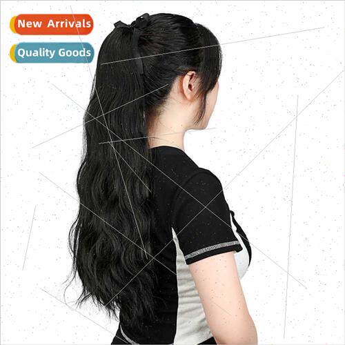 Ponytail wig women strap-on no trace simulation fake ponytai