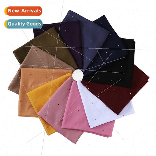 Solid Color Encrypted Bali Yarn Hot Drilling Full Star Squar