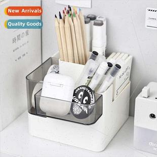 Pen holder desktop organizer office stationery pen box stude