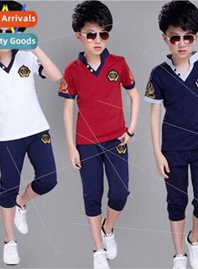 boy pants children baby clothes summer set kids t-shirt 2019