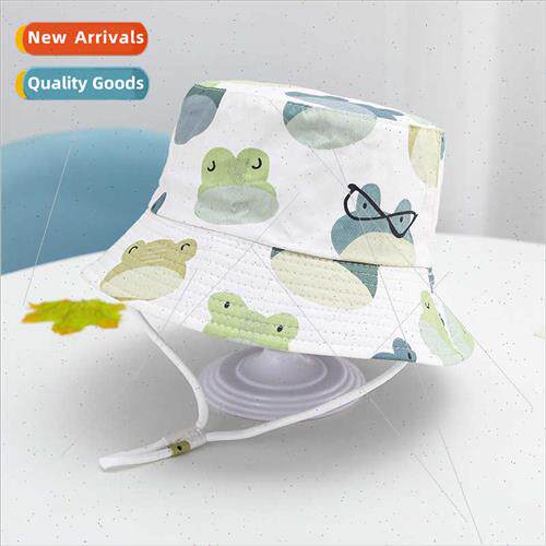 Children fisherman hat flowers animals fish small fresh prin