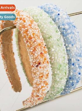 New Ba small stone hair bands 适用women high-level sense spo