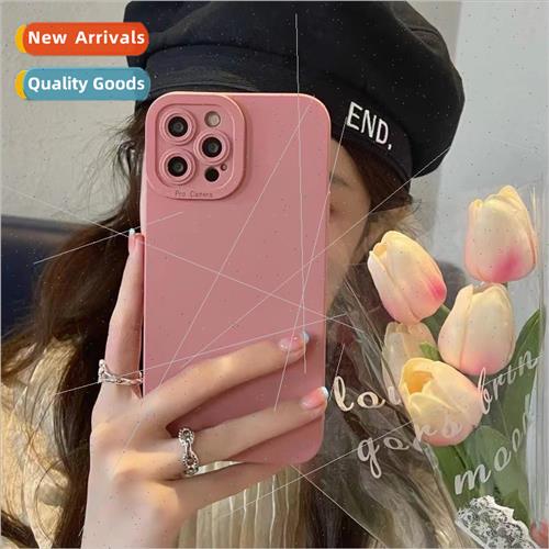 适用 13promax simple ins bean paste pink full package phone