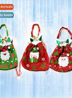 Christmas Candy Bags Red Printed Christmas Tree Snowflake  B