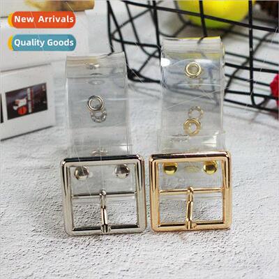 Hundreds Resin Plastic Transparent Belt Circle Buckle Multi