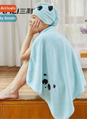 Towel new coral velvet bath towel adult large bath towel wra