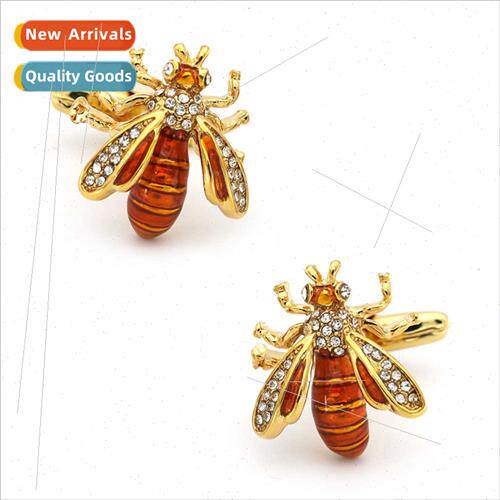 Copper French cufflinks animal bee shape cufflinks personali