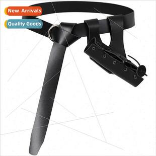 Medieval Belt Leather Sword Case Sword Hanger Roman Knight P
