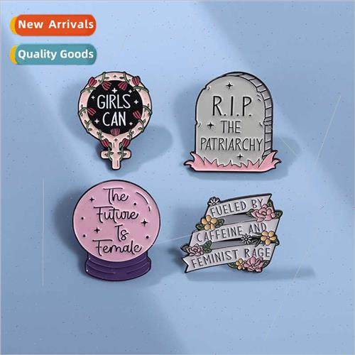 Exquise badge cartoon letters series colourful brooch jumper