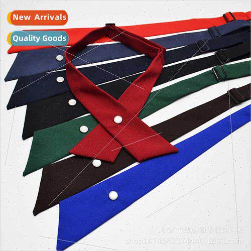 jk unim cross bow tie ladies workwear solid color matte cros