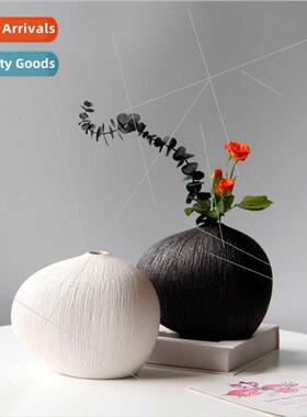 Scandinavian modern ceramic irregular vase creative home liv